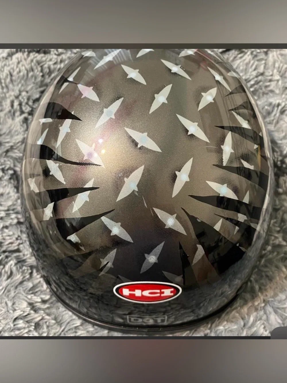 HCI Shorty Motorcycle Helmet Cruiser XS - 21